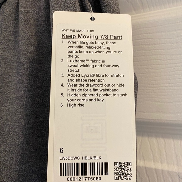 Lulu Keep Moving 7/8 Pant - Picture 4 of 4